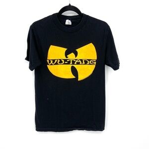 WU-TANG CLAN 2007 Black Yellow Graphic Print Band T-Shirt Size Small